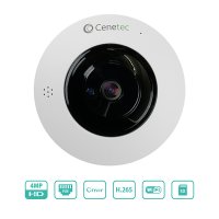 Fisheye 4MP Megapixel IP Kamera POE WLAN Onvif Netzwerk SD-Karte 20m IR