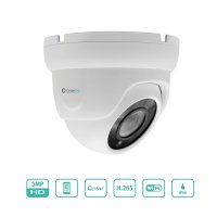 3MP Megapixel IP Dome Kamera POE Onvif Netzwerk 20m IR