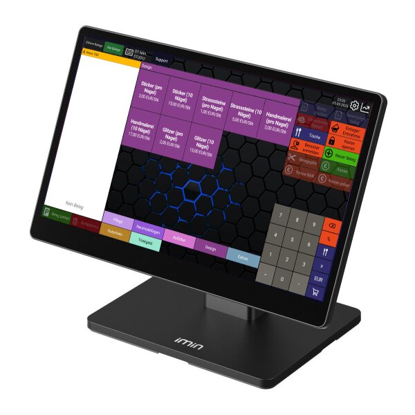 SamPOS go! Paket XL eco iMin Swan 2 15.6 Zoll Android Touchkasse inkl. TSE, Drucker und Einrichtung