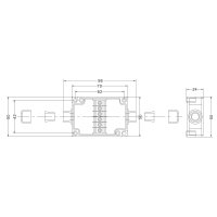 CT-6P Klemmdose Verteilerdose Abzweigkasten IP66 6 Anschlüsse