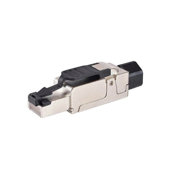 RJ45 Stecker Werkzeuglos 10 GBit/s 500MHz PoE++ CAT 6 CAT 7 Netzwerkstecker