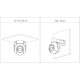 GOLIATH IP WLAN PT Kamera | 5 MP | 4 mm | Pan-Tilt | 30m IR | 2 Way Audio | Tracking | WiFi DH Serie