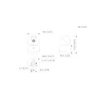 GOLIATH IP WLAN PT Kamera | 5 MP | 4 mm | Pan-Tilt | 10m IR | 2 Way Audio | Tracking | WiFi DH Serie