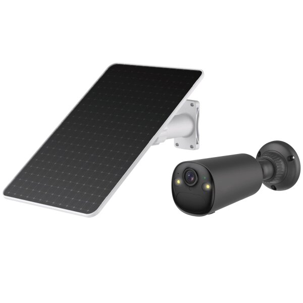 GOLIATH IP 4G Kamera Set | 4 MP | Solar | 4G | SIM | 2 Way Audio | Batterie | Alarm | APP | 4G Serie