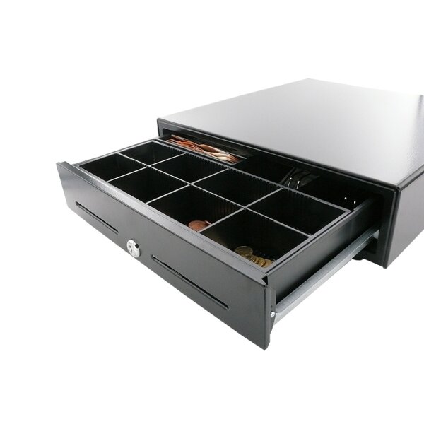 mit Kassenschublade B410 x T420 x H100 schwarz